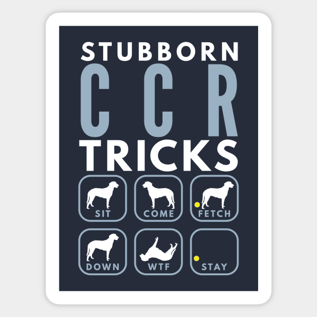 Stubborn Curly Coated Retriever Tricks - Dog Training Sticker by DoggyStyles